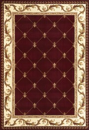KAS Corinthian  5319 Red Fleur-De-Lis